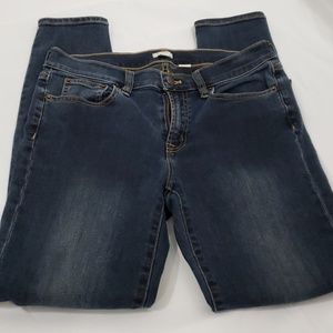 J. Crew stretch skinny jeans.